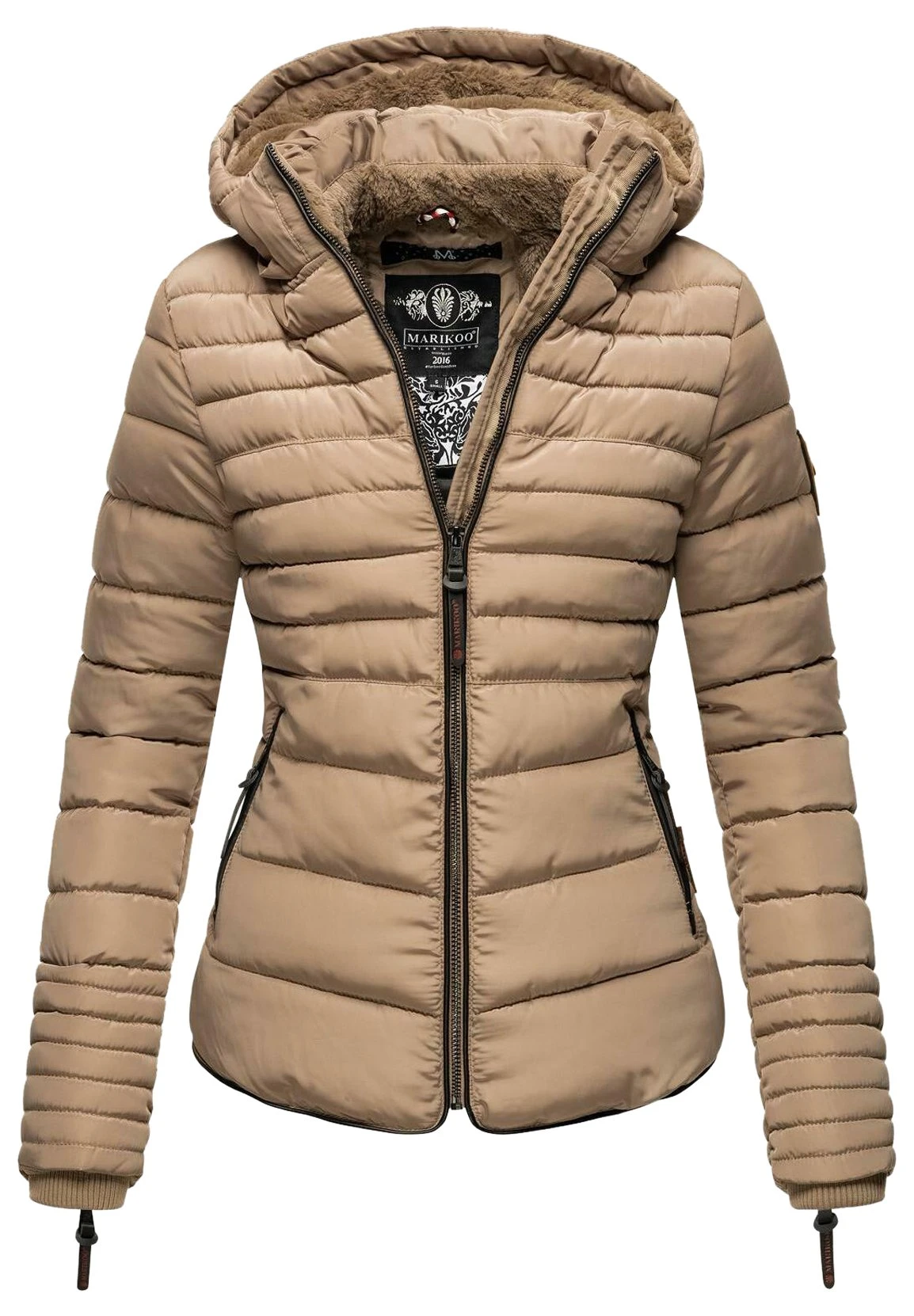Marikoo Amber - Winterjas - Taupe 3 Marikoo Amber - Winterjas - Taupe