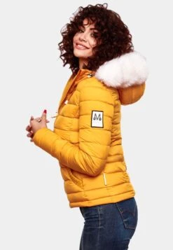 Marikoo Winterjas - Dark Yellow -Marikoo 15949ee033d5407fbdd03c6929f7d2c5