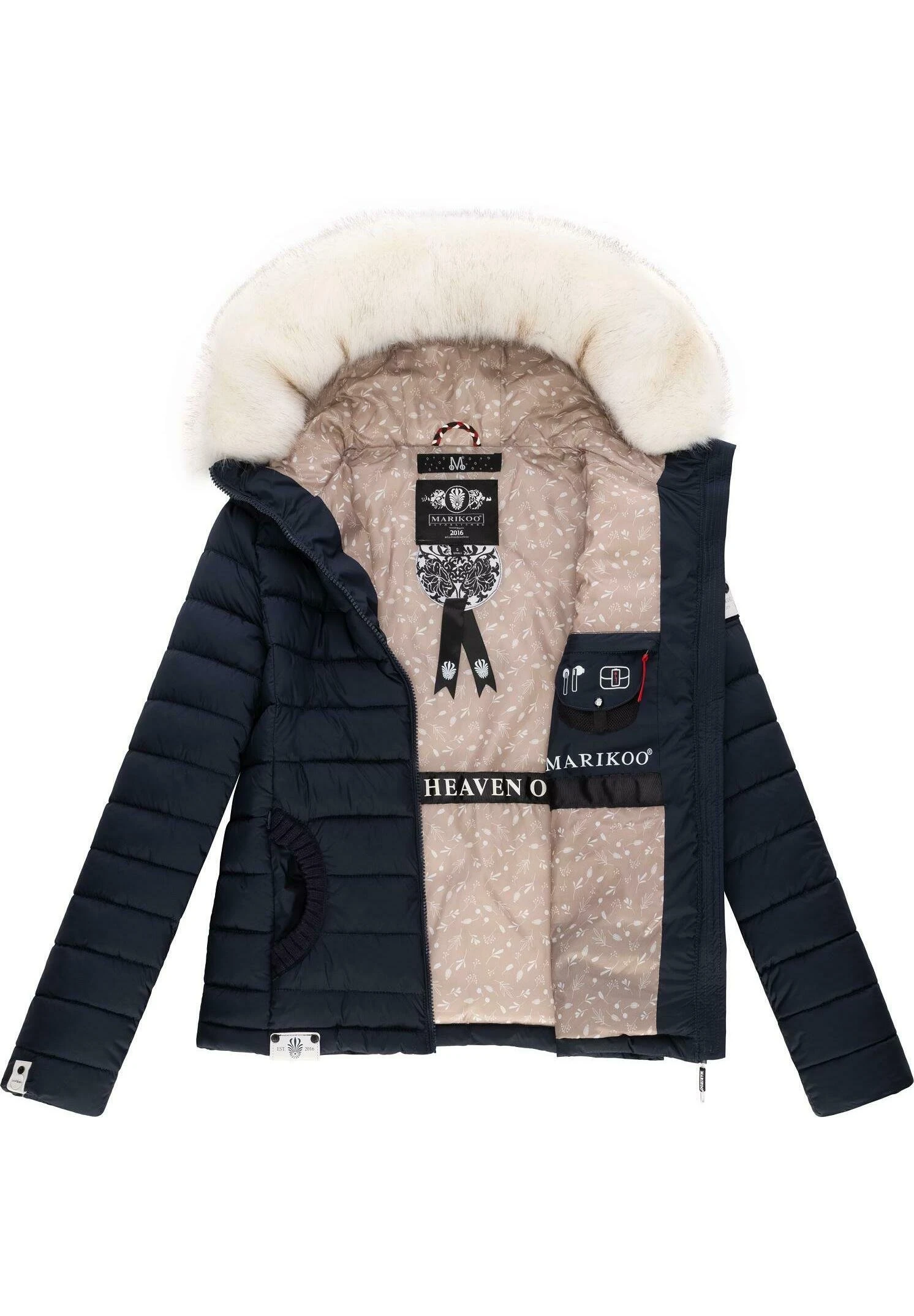 Marikoo Winterjas - Dark Blue 6 Marikoo Winterjas - Dark Blue - Afbeelding 4