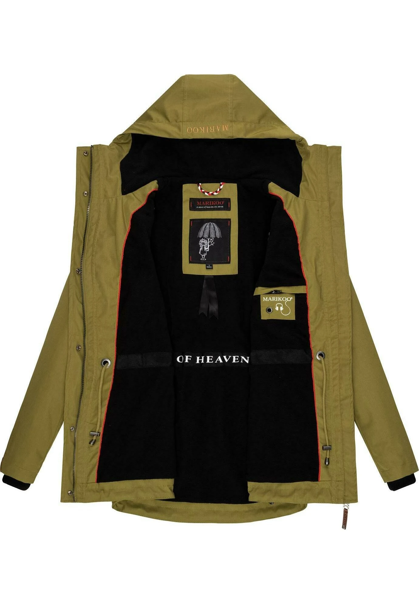 Marikoo Babetaa - Parka - Moss Green 7 Marikoo Babetaa - Parka - Moss Green - Afbeelding 5