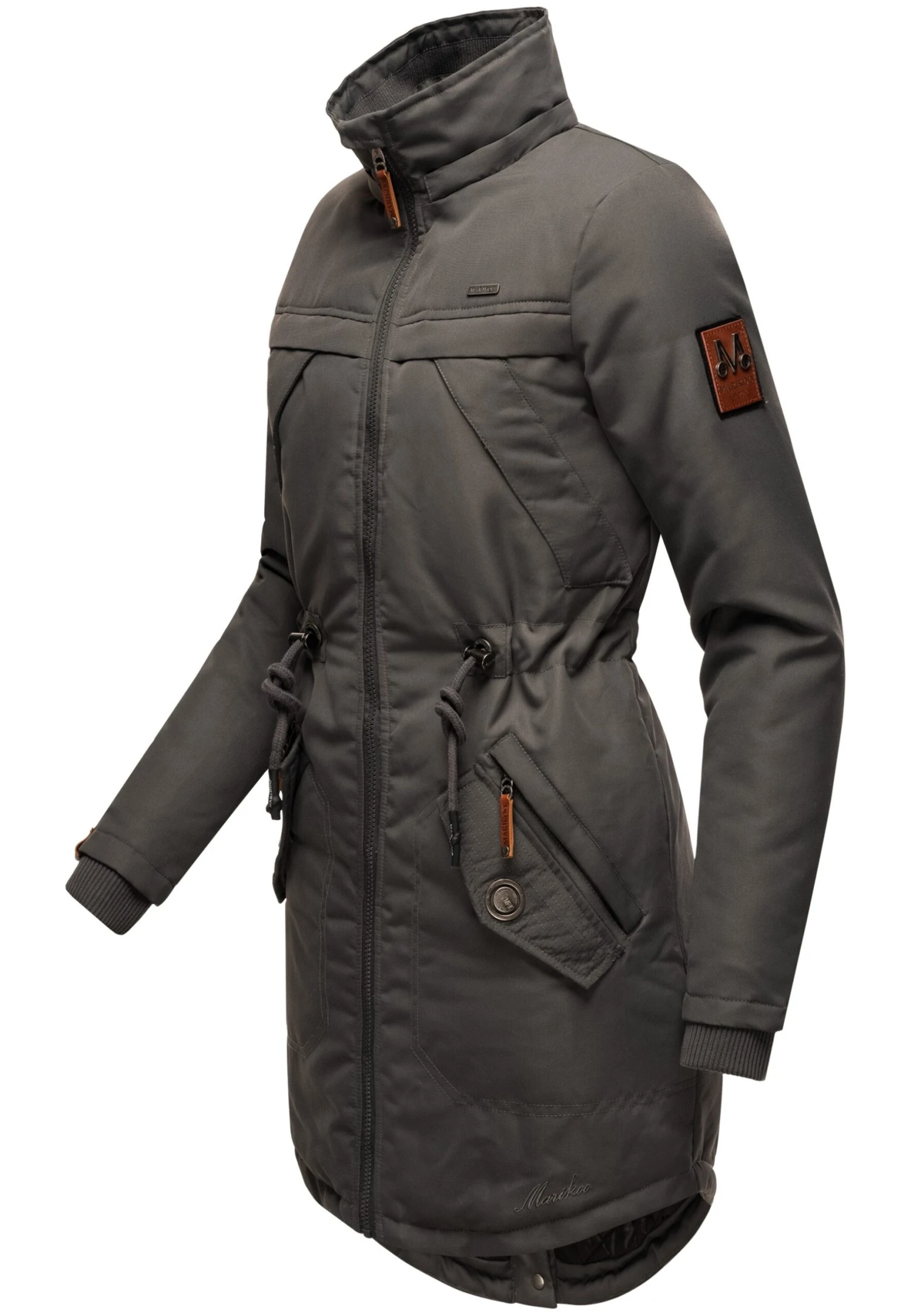 Marikoo Kamii - Winterjas - Dark Grey 6 Marikoo Kamii - Winterjas - Dark Grey - Afbeelding 4