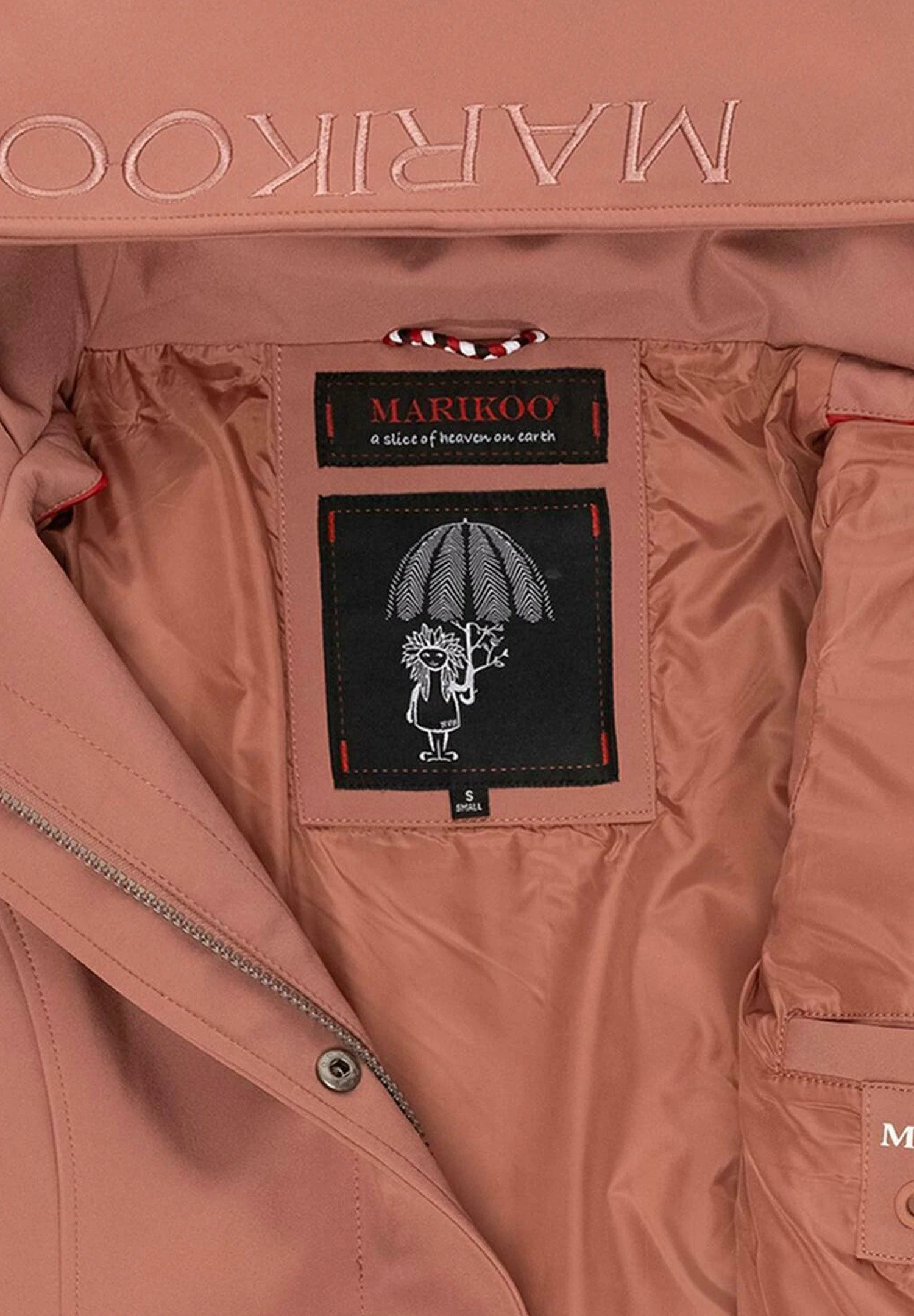 Marikoo Mayleen - Parka - Terracotta 8 Marikoo Mayleen - Parka - Terracotta - Afbeelding 6