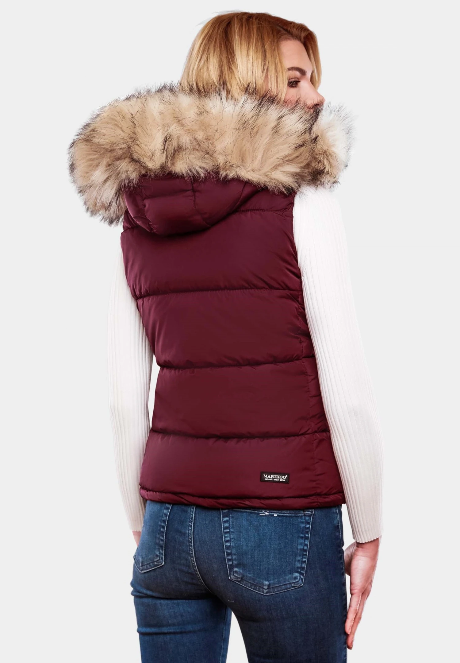 Marikoo Bodywarmer - Wine 4 Marikoo Bodywarmer - Wine - Afbeelding 2