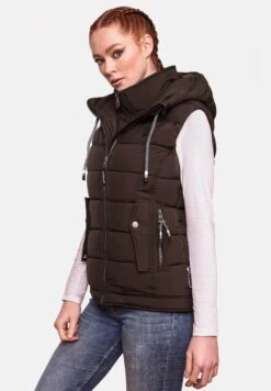 Marikoo Taisaa - Bodywarmer - Dark Choco 14 Marikoo Taisaa - Bodywarmer - Dark Choco -Marikoo 2f2880d004bd495184a21015379d8680