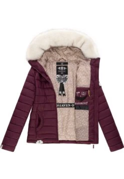 Marikoo Winterjas - Dark Red Melange -Marikoo 3318b5dc78f247bd823d677f51b2762e
