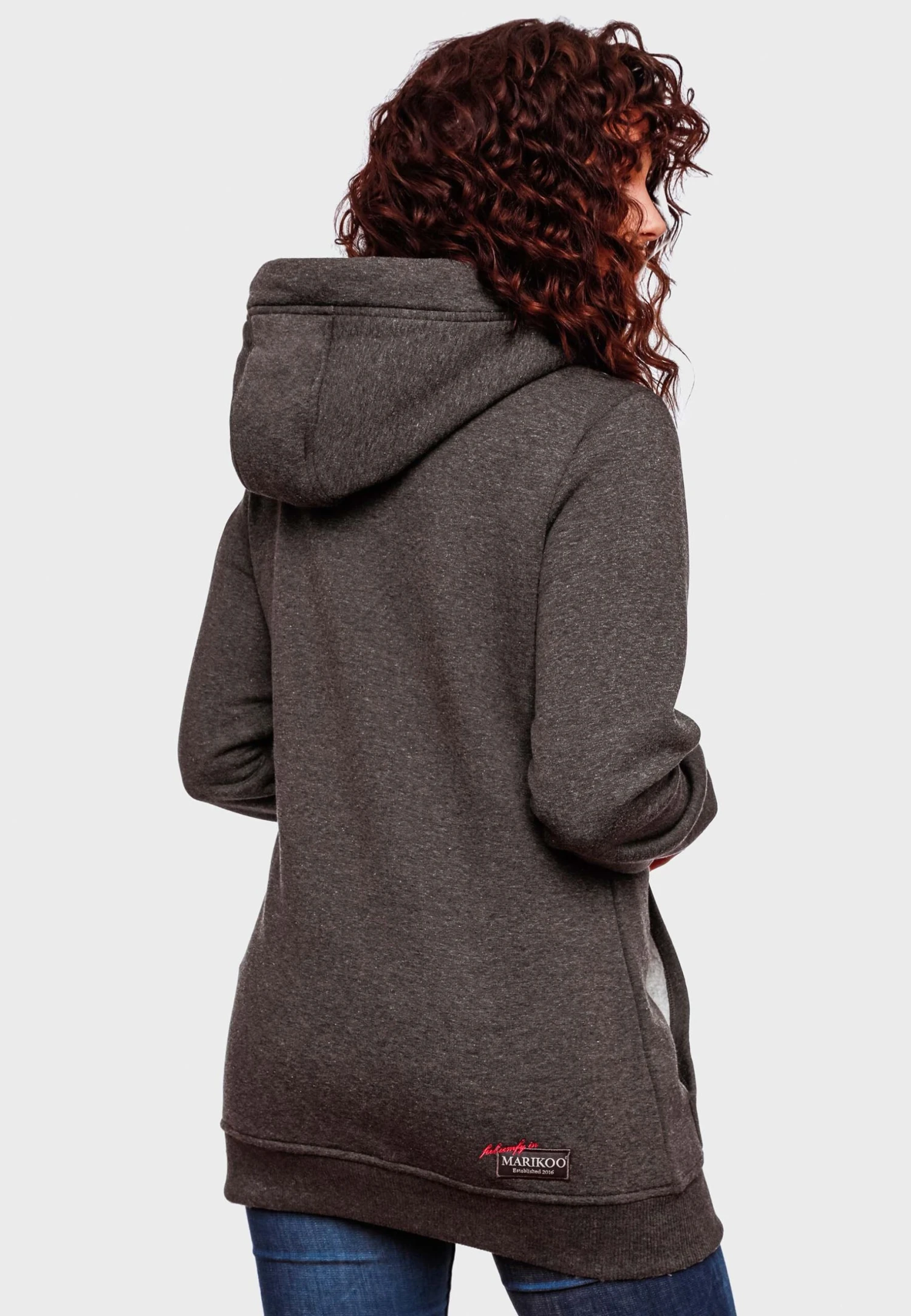 Marikoo Izuyaa - Hoodie - Dark Grey Melange 4 Marikoo Izuyaa - Hoodie - Dark Grey Melange - Afbeelding 2