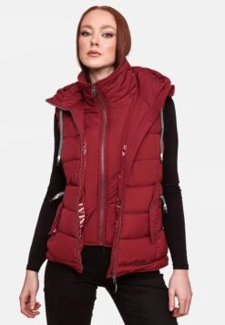 Marikoo Taisaa - Bodywarmer - Blood Red 15 Marikoo Taisaa - Bodywarmer - Blood Red -Marikoo 3c3bdc13fe734d38865b8d4e18ac8f0d