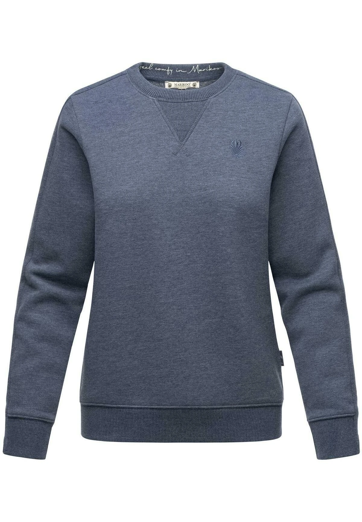 Marikoo Umikoo - Sweater - Dusty Blue Melange 3 Marikoo Umikoo - Sweater - Dusty Blue Melange