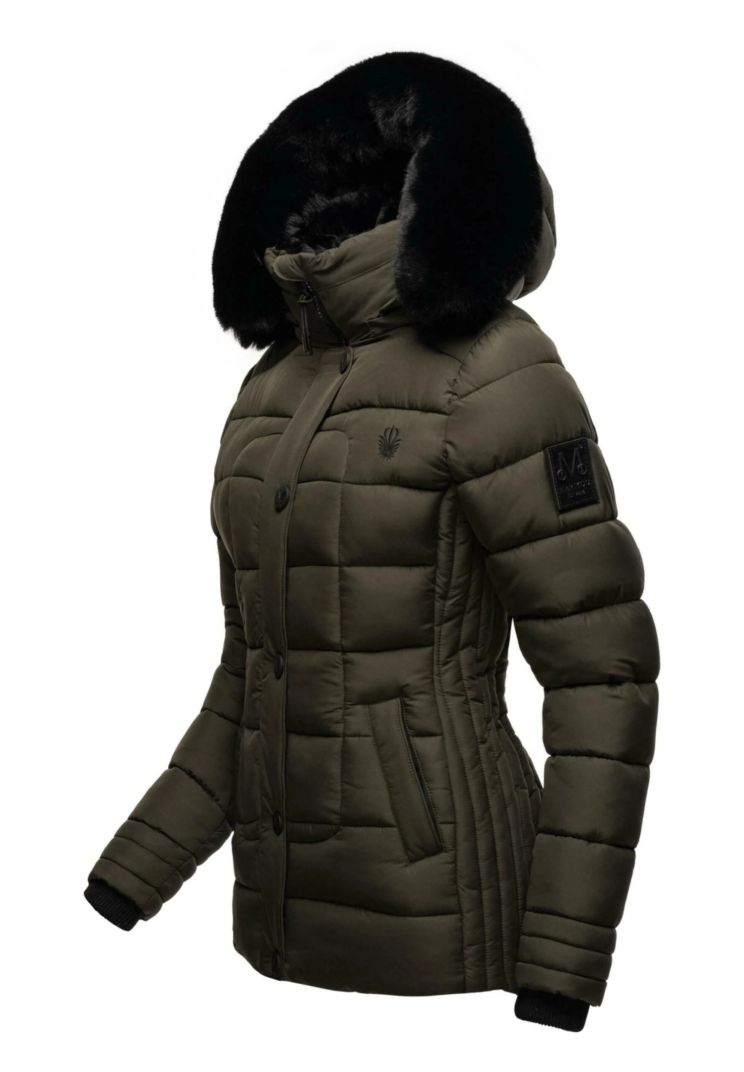 Marikoo Qesraa - Winterjas - Dark Grey 4 Marikoo Qesraa - Winterjas - Dark Grey - Afbeelding 2