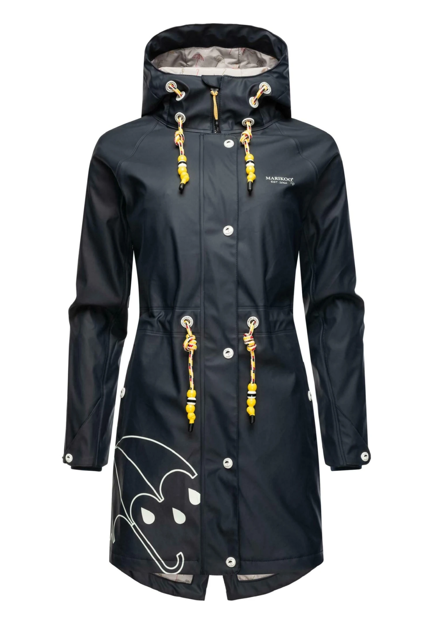 Marikoo Dancing Umbrella - Regenjas - Dark Blue 3 Marikoo Dancing Umbrella - Regenjas - Dark Blue