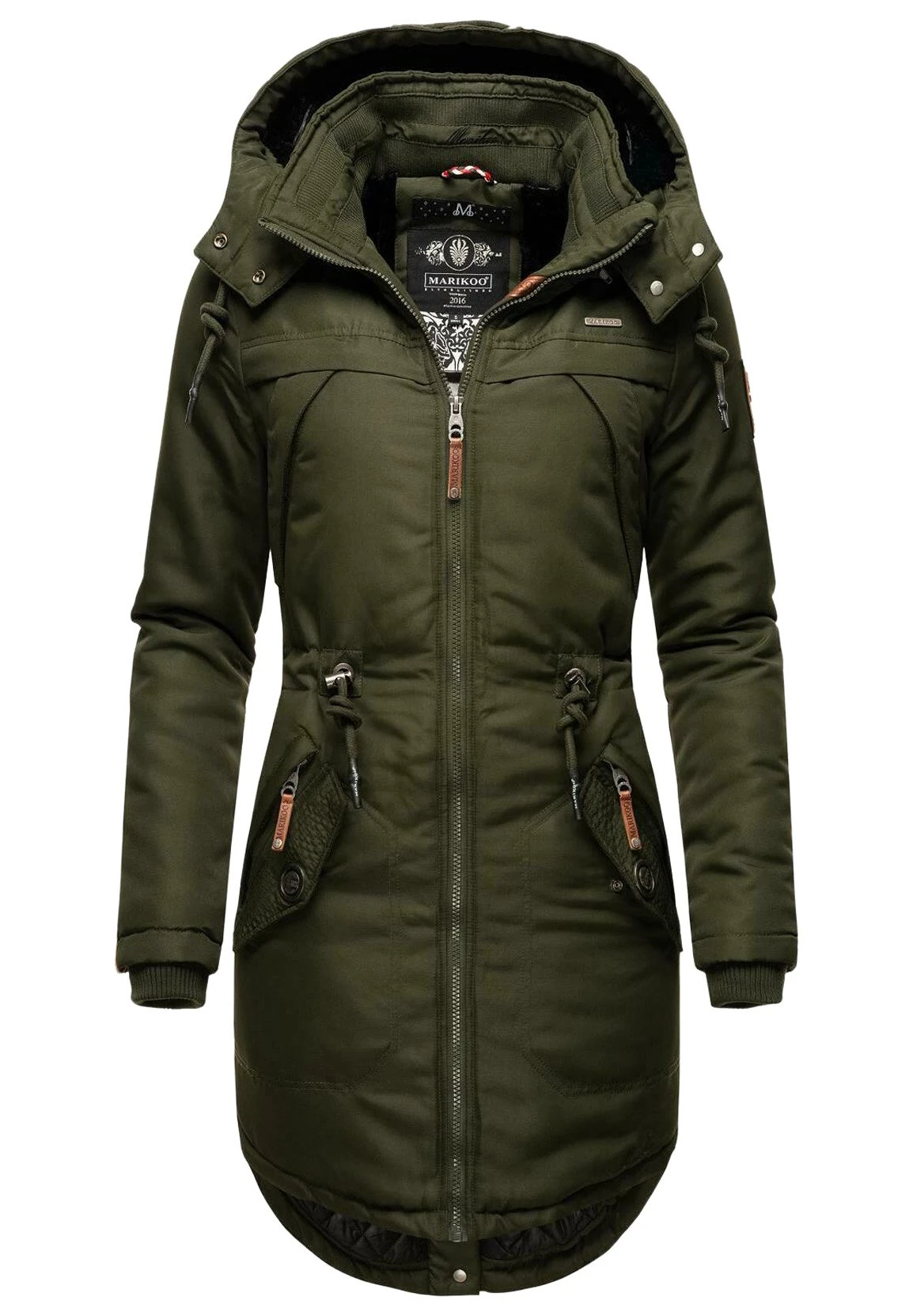 Marikoo Kamii - Winterjas - Olive 3 Marikoo Kamii - Winterjas - Olive