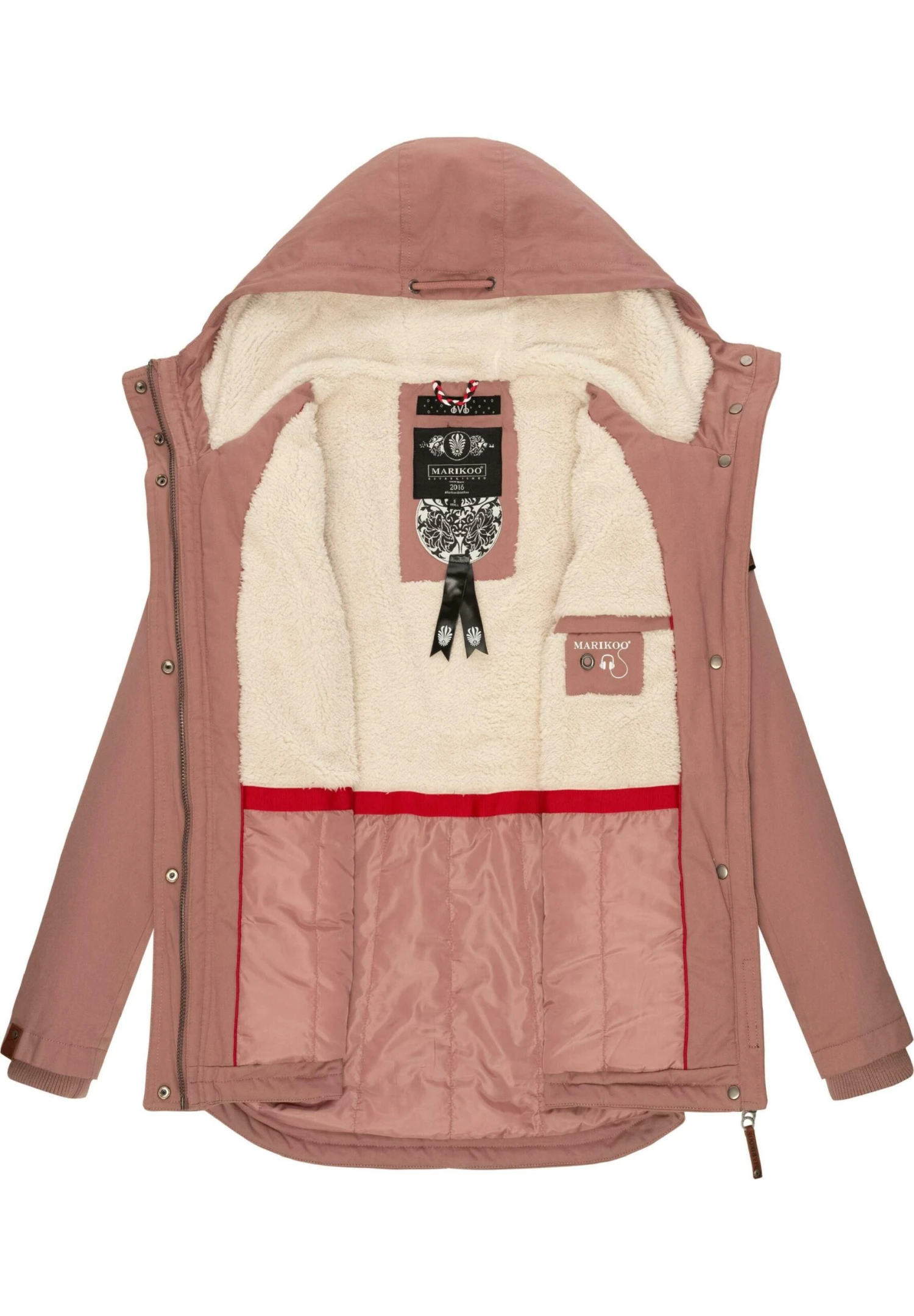 Marikoo Bikoo - Winterjas - Terracotta 6 Marikoo Bikoo - Winterjas - Terracotta - Afbeelding 4