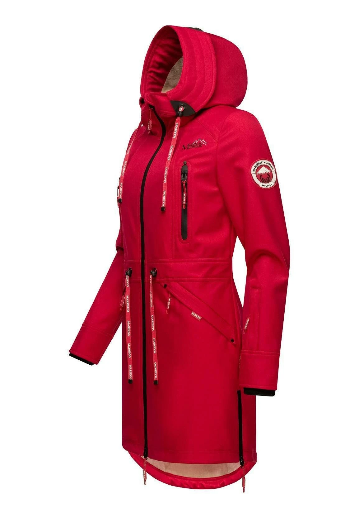 Marikoo Racquelle - Parka - Fuchsia 4 Marikoo Racquelle - Parka - Fuchsia - Afbeelding 2
