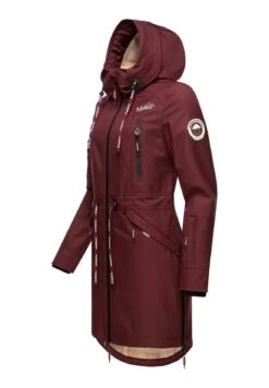 Marikoo Racquelle - Parka - Dark Red Melange -Marikoo 5141a3e7c77b474fa56d78a37f382a75