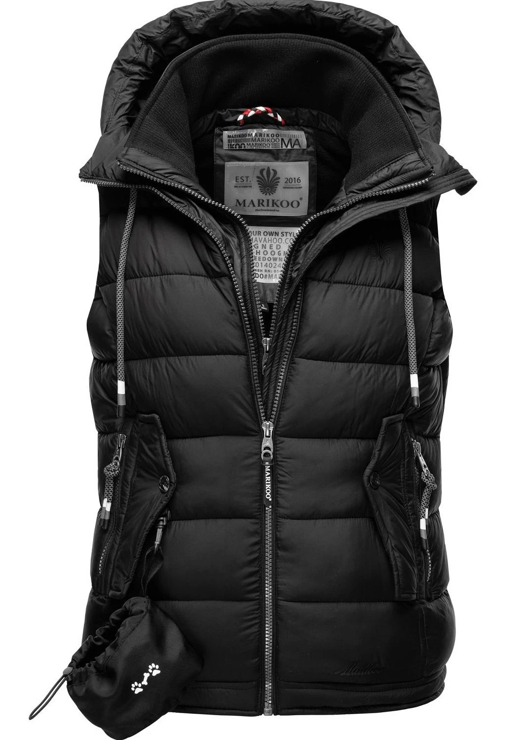 Marikoo Taisaa - Bodywarmer - Black 3 Marikoo Taisaa - Bodywarmer - Black