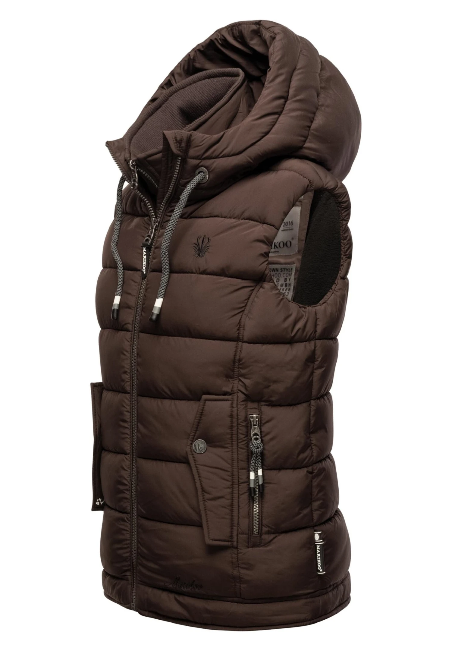 Marikoo Taisaa - Bodywarmer - Dark Choco 10 Marikoo Taisaa - Bodywarmer - Dark Choco - Afbeelding 8