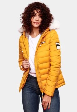 Marikoo Winterjas - Dark Yellow -Marikoo 5d4298abdede410c8c2bb41878caa067