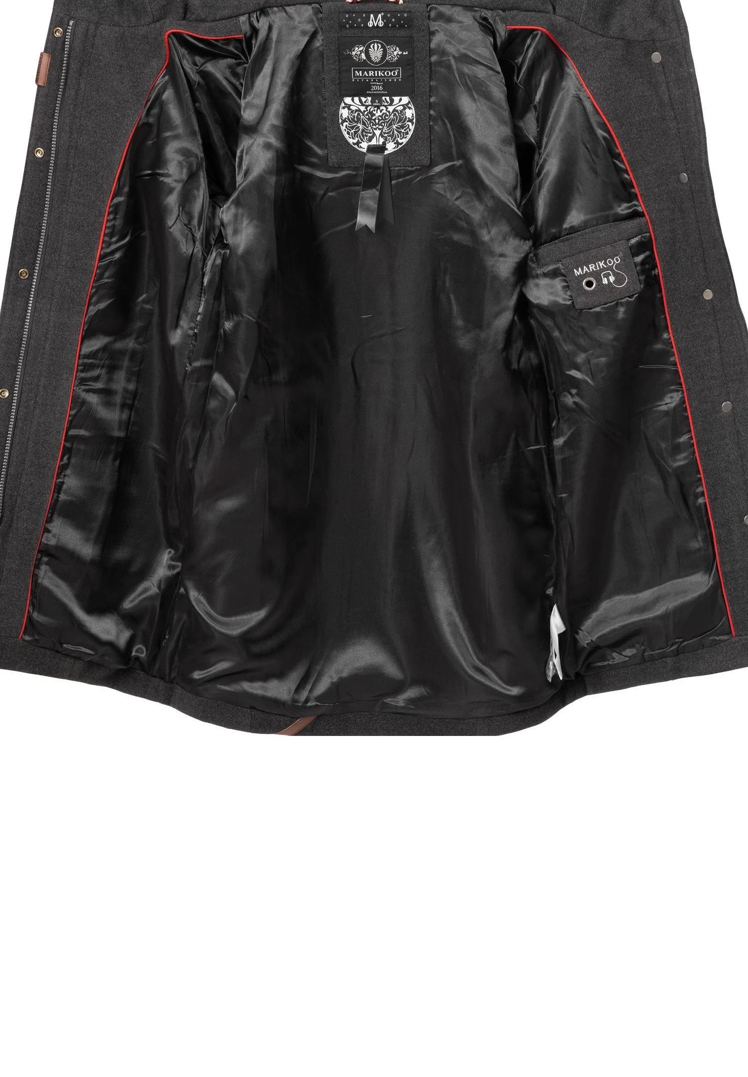 Marikoo Winterjas - Anthrazit 6 Marikoo Winterjas - Anthrazit - Afbeelding 4