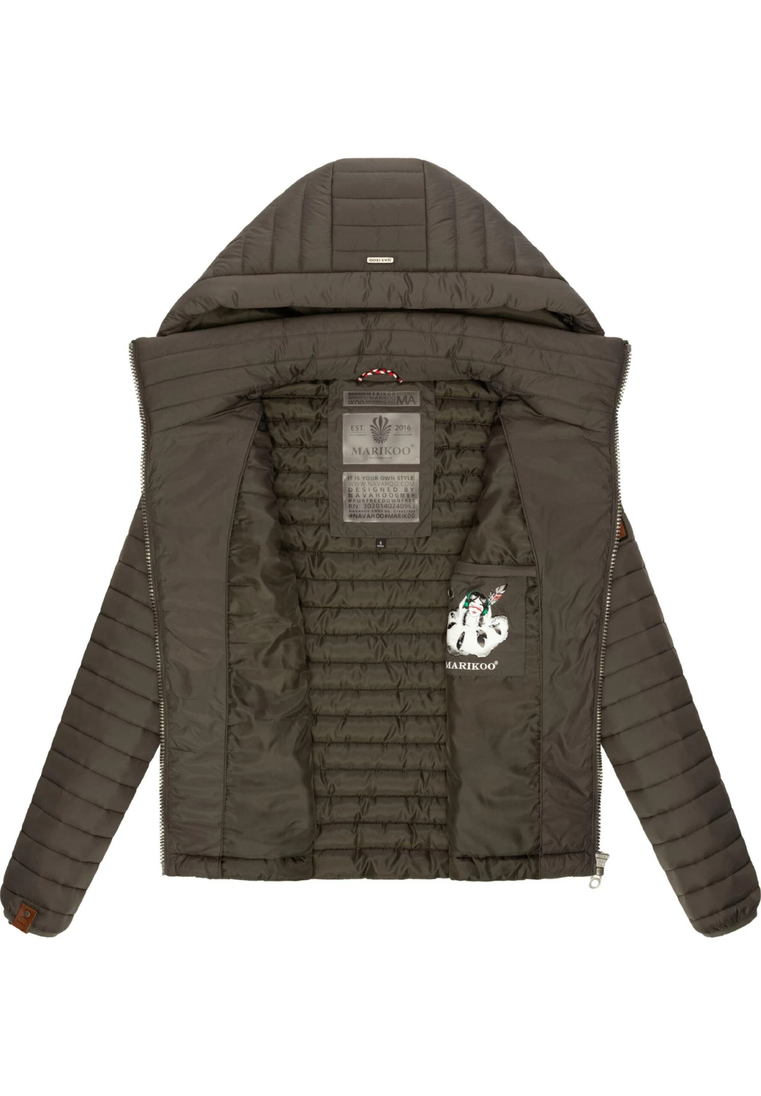 Marikoo Lowenbaby - Jas - Dark Grey 9 Marikoo Lowenbaby - Jas - Dark Grey - Afbeelding 7