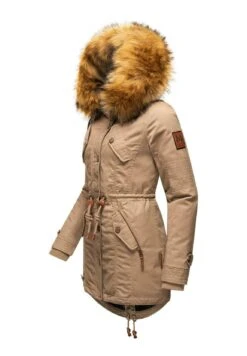 Marikoo Viva- Winterjas - Taupe Grey -Marikoo 69997215c8c247aaaf7ec5ef658ca520