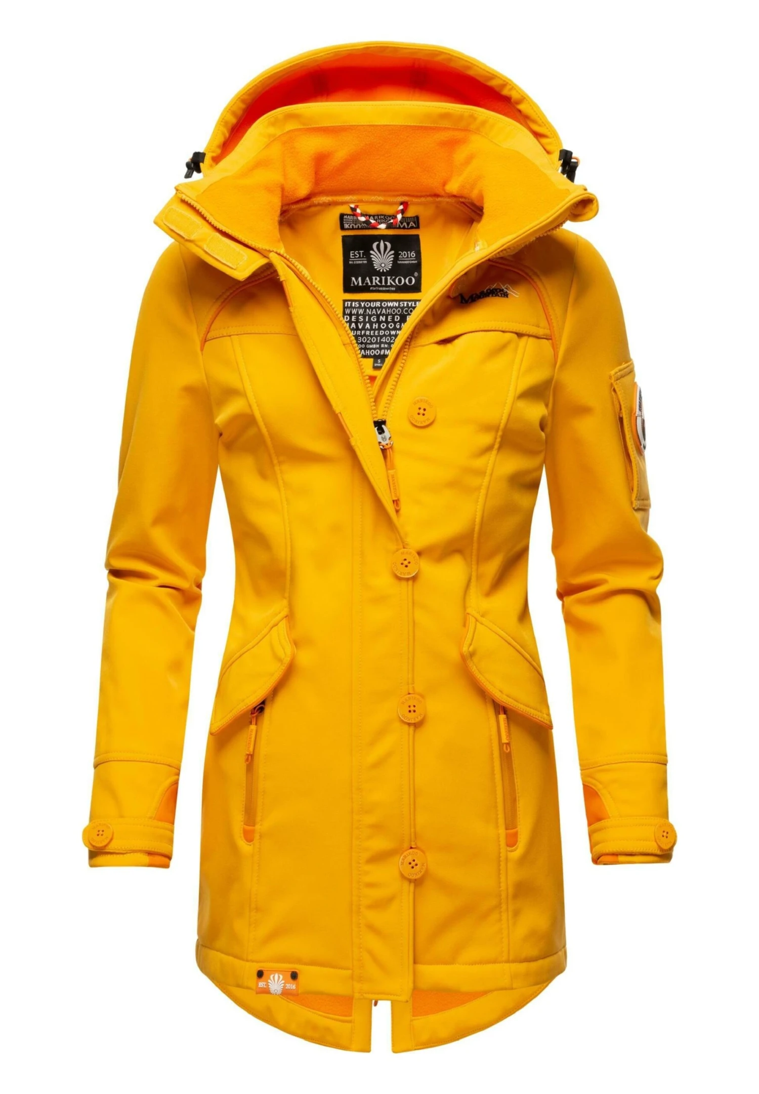 Marikoo Soulinaa - Parka - Amber Yellow 3 Marikoo Soulinaa - Parka - Amber Yellow
