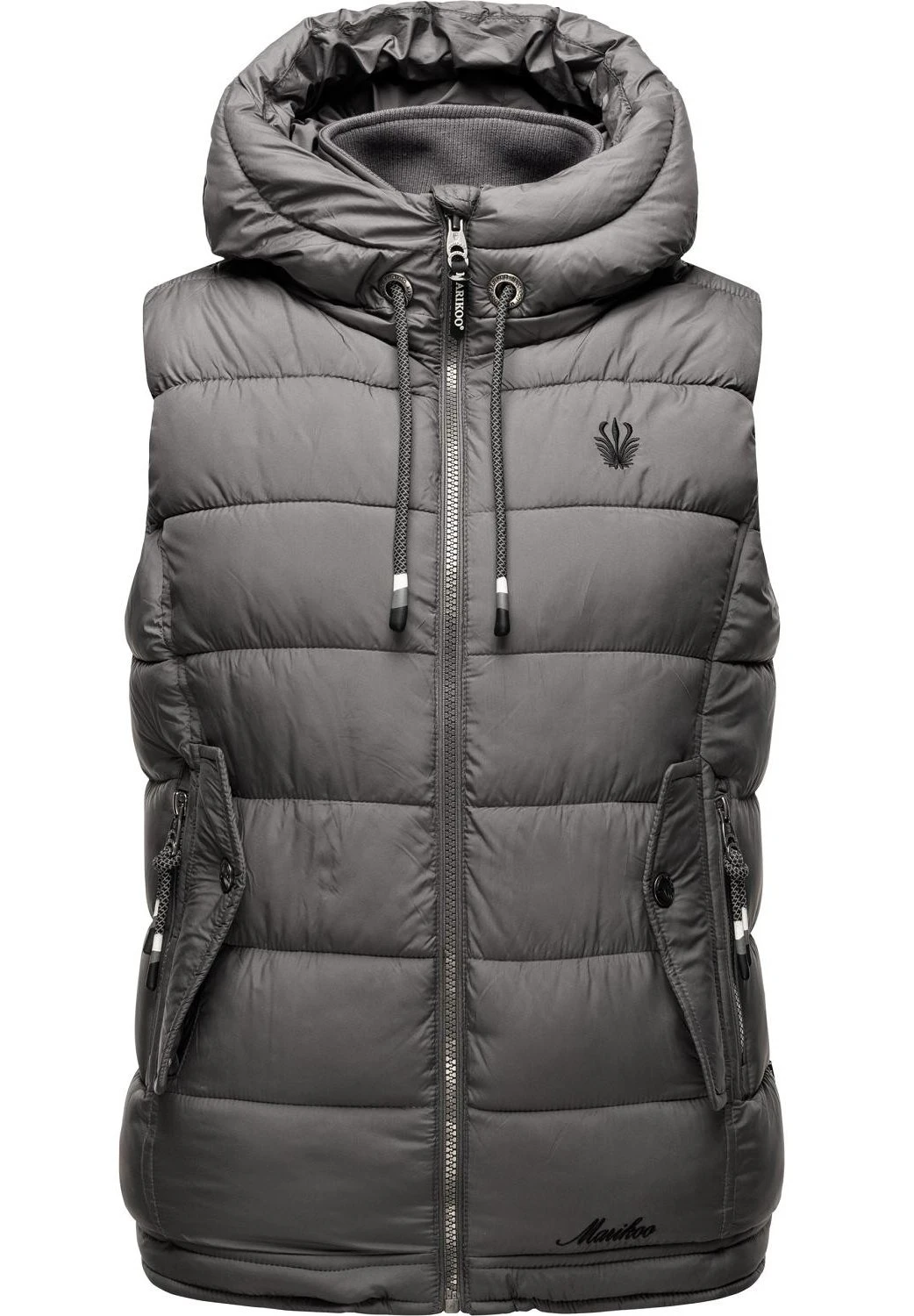 Marikoo Taisaa - Bodywarmer - Dark Grey 3 Marikoo Taisaa - Bodywarmer - Dark Grey