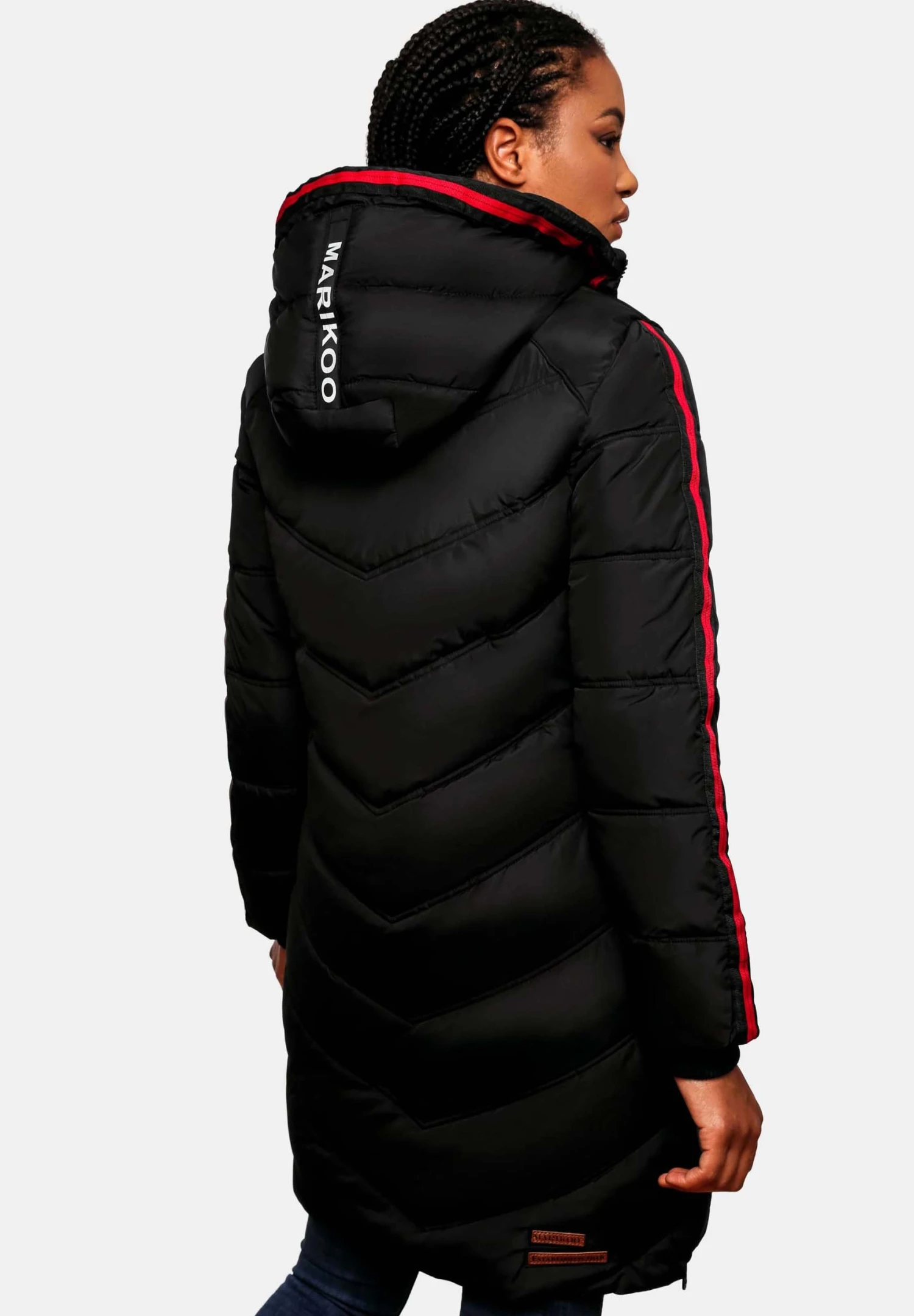 Marikoo Armasa - Winterjas - Schwarz 4 Marikoo Armasa - Winterjas - Schwarz - Afbeelding 2