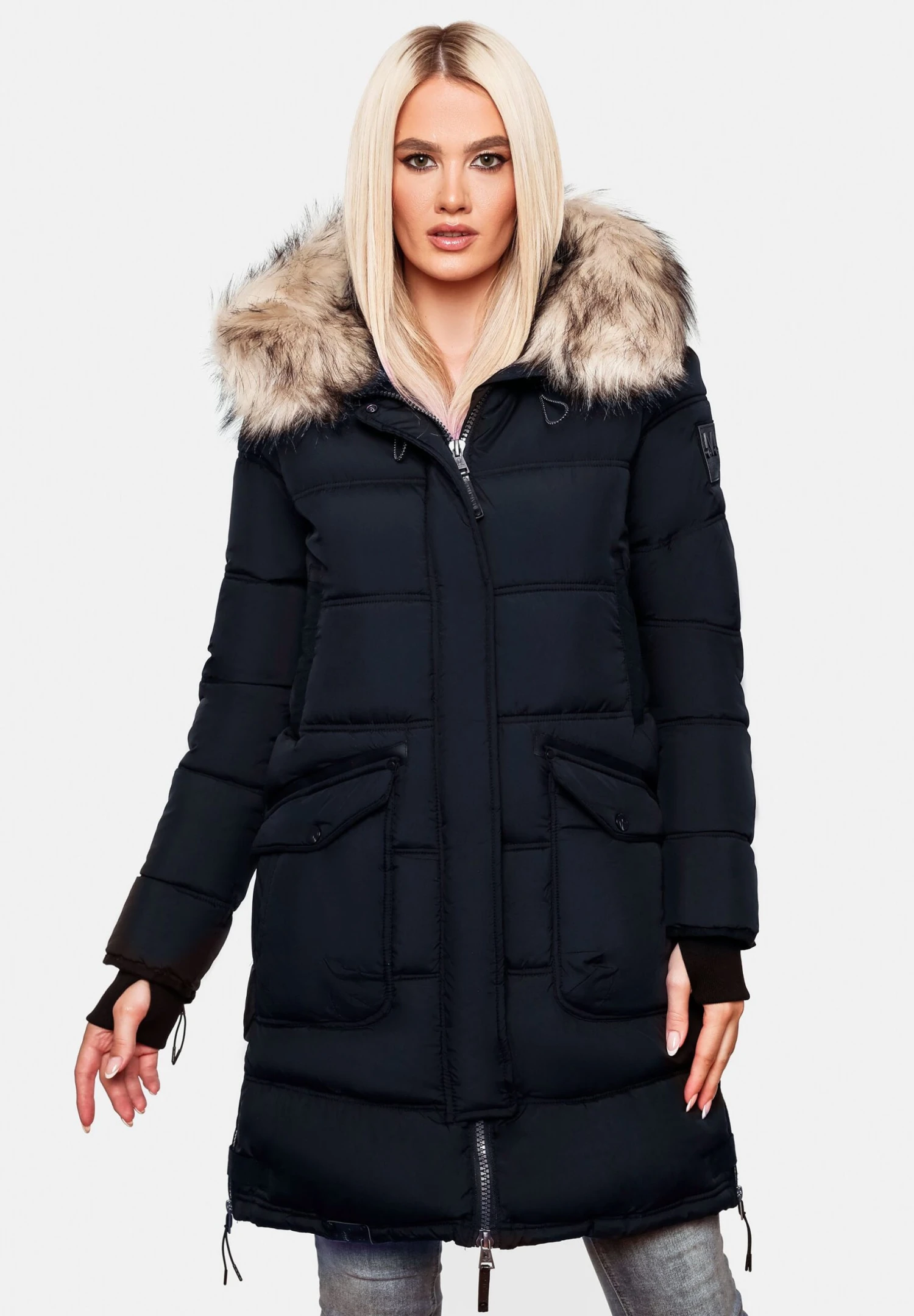Marikoo Chaskaa - Winterjas - Dark Blue 4 Marikoo Chaskaa - Winterjas - Dark Blue - Afbeelding 2