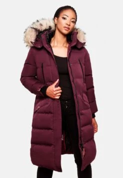 Marikoo Winterjas - Dark Red Melange -Marikoo 7d8a0e843dec4e7b91857a186b900759