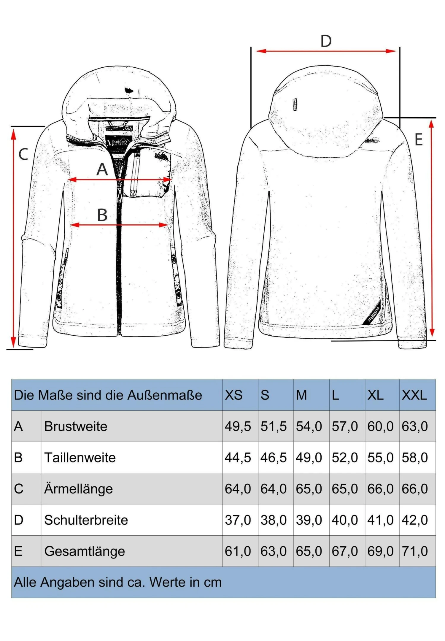 Marikoo Mount Iwaki - Fleecejas - Dark Grey 6 Marikoo Mount Iwaki - Fleecejas - Dark Grey - Afbeelding 4