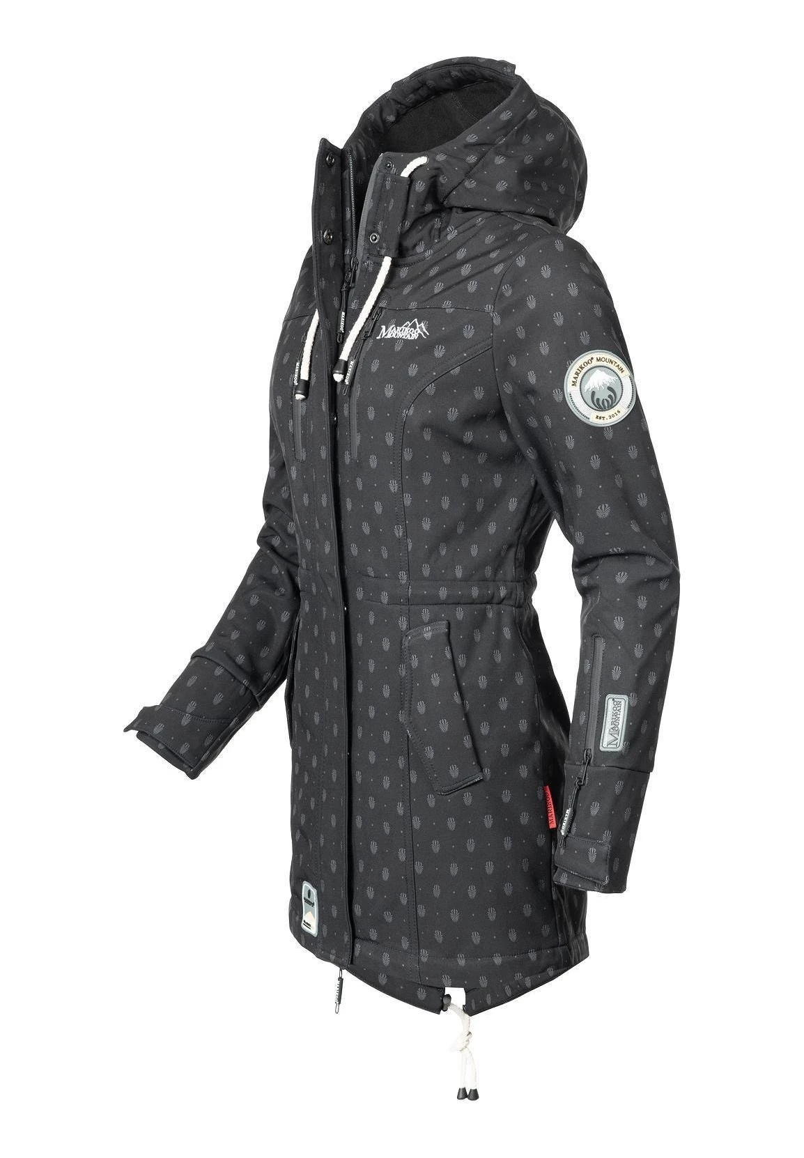 Marikoo Zimtzicke - Parka - Black Melange 11 Marikoo Zimtzicke - Parka - Black Melange - Afbeelding 9