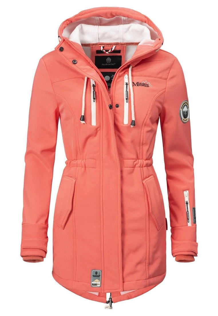 Marikoo Zimtzicke - Parka - Coral 7 Marikoo Zimtzicke - Parka - Coral - Afbeelding 5