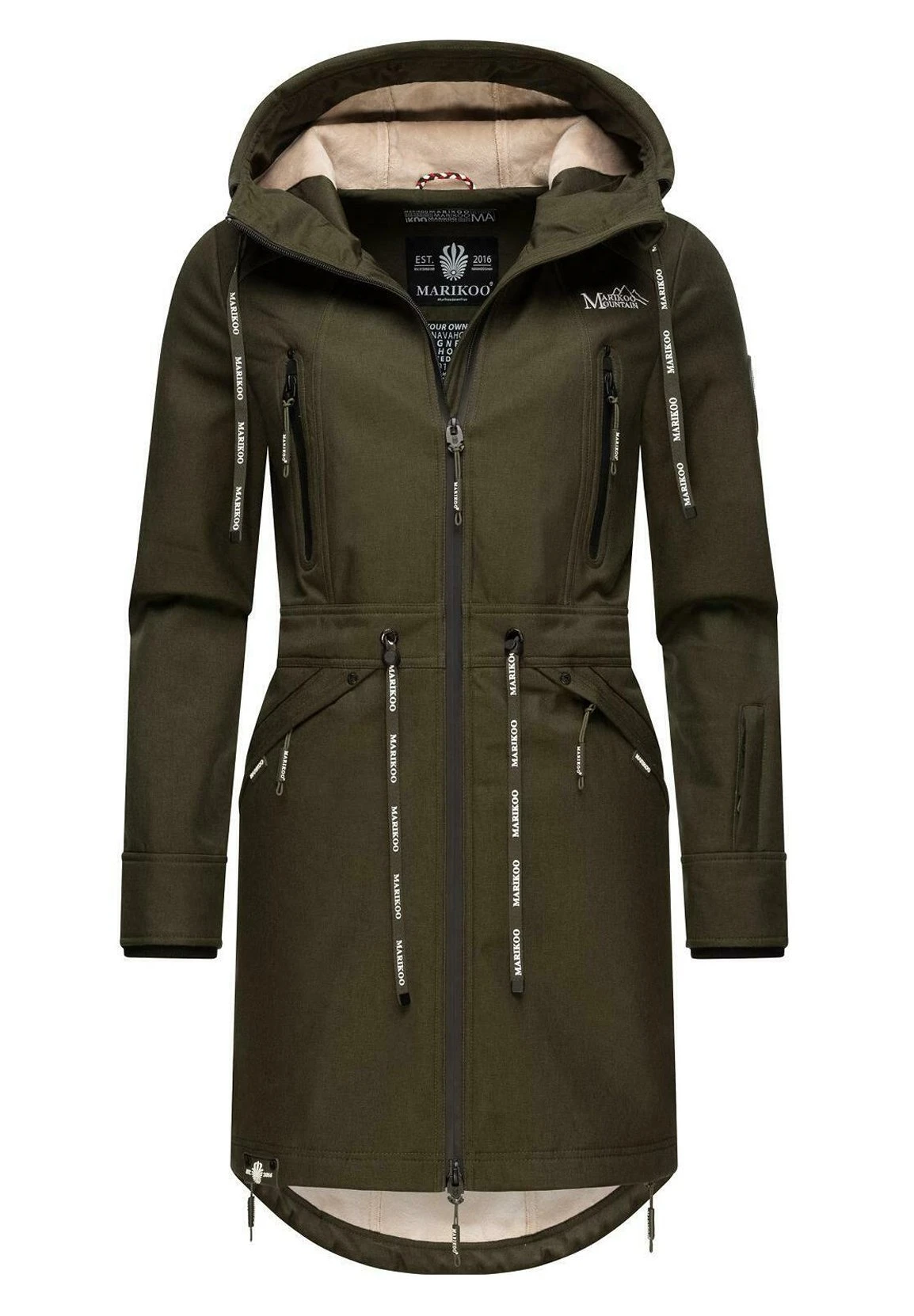 Marikoo Racquelle - Parka - Olive 6 Marikoo Racquelle - Parka - Olive - Afbeelding 4