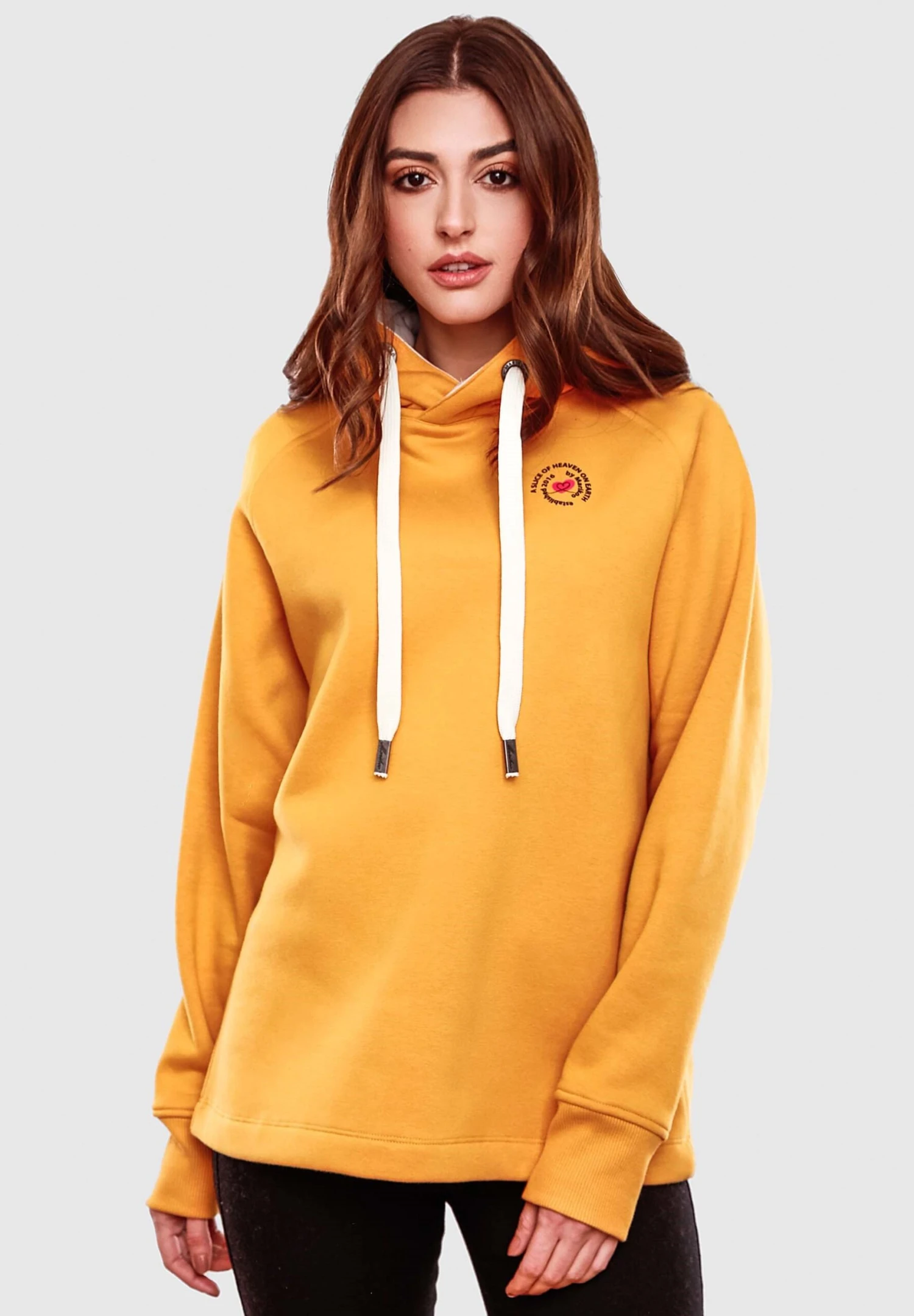 Marikoo Hoodie - Mid Yellow 3 Marikoo Hoodie - Mid Yellow