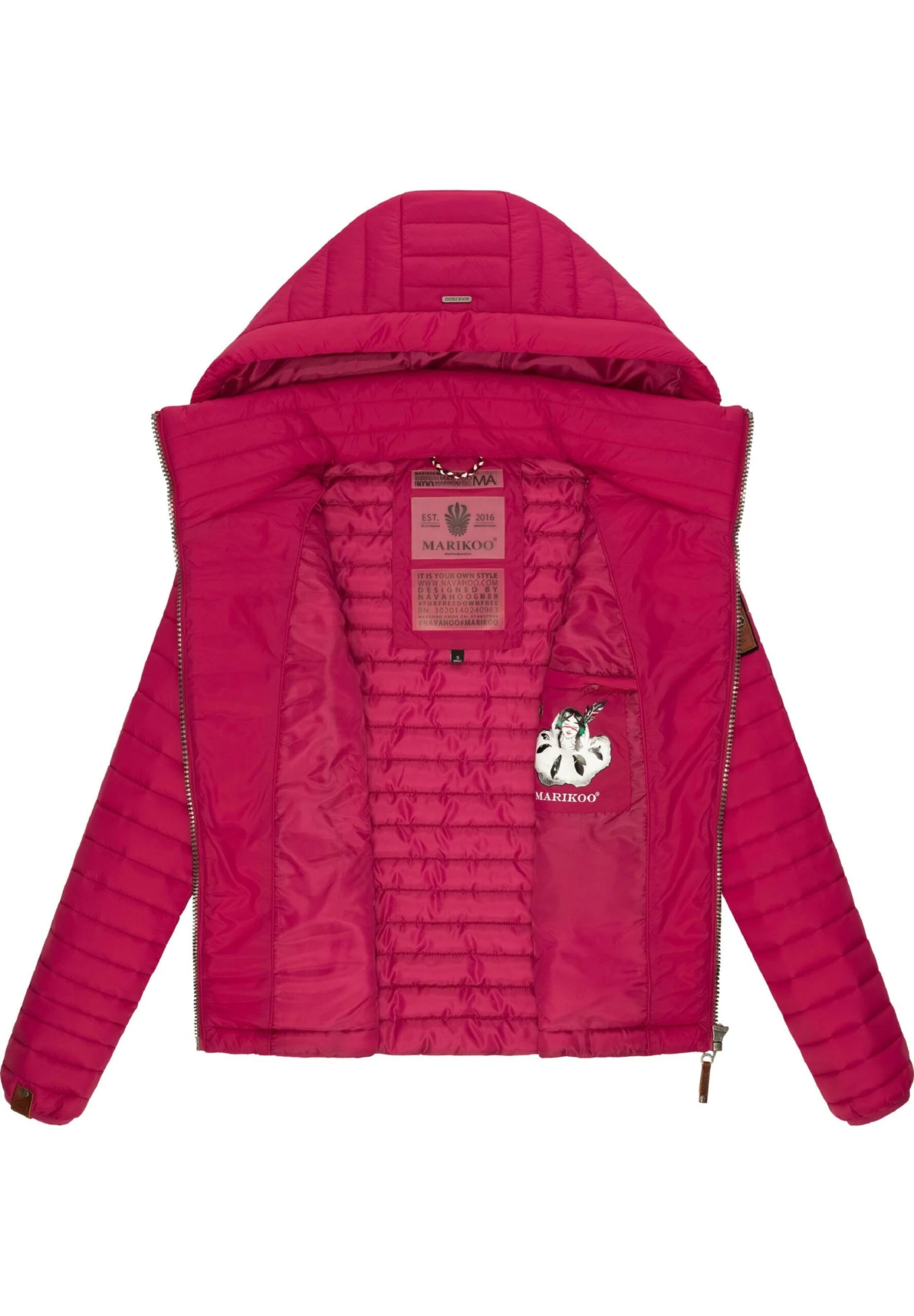 Marikoo Lowenbaby - Jas - Fuchsia 8 Marikoo Lowenbaby - Jas - Fuchsia - Afbeelding 6
