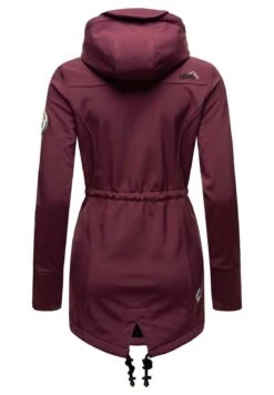 Marikoo Zimtzicke - Parka - Dark Red Melange -Marikoo 9aec3dc561444d908c52a1fafe386e22