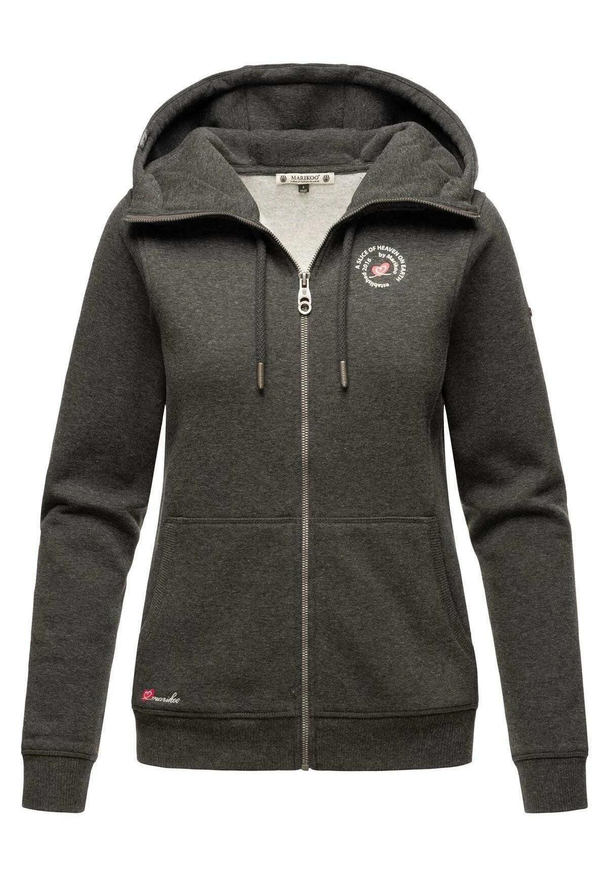 Marikoo Setsunaa - Sweater Met Rits - Darkgreymelange 7 Marikoo Setsunaa - Sweater Met Rits - Darkgreymelange - Afbeelding 5