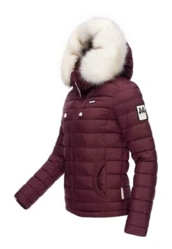 Marikoo Winterjas - Dark Red Melange -Marikoo 9ca50c8b63574bb3930c9a32237f9e62