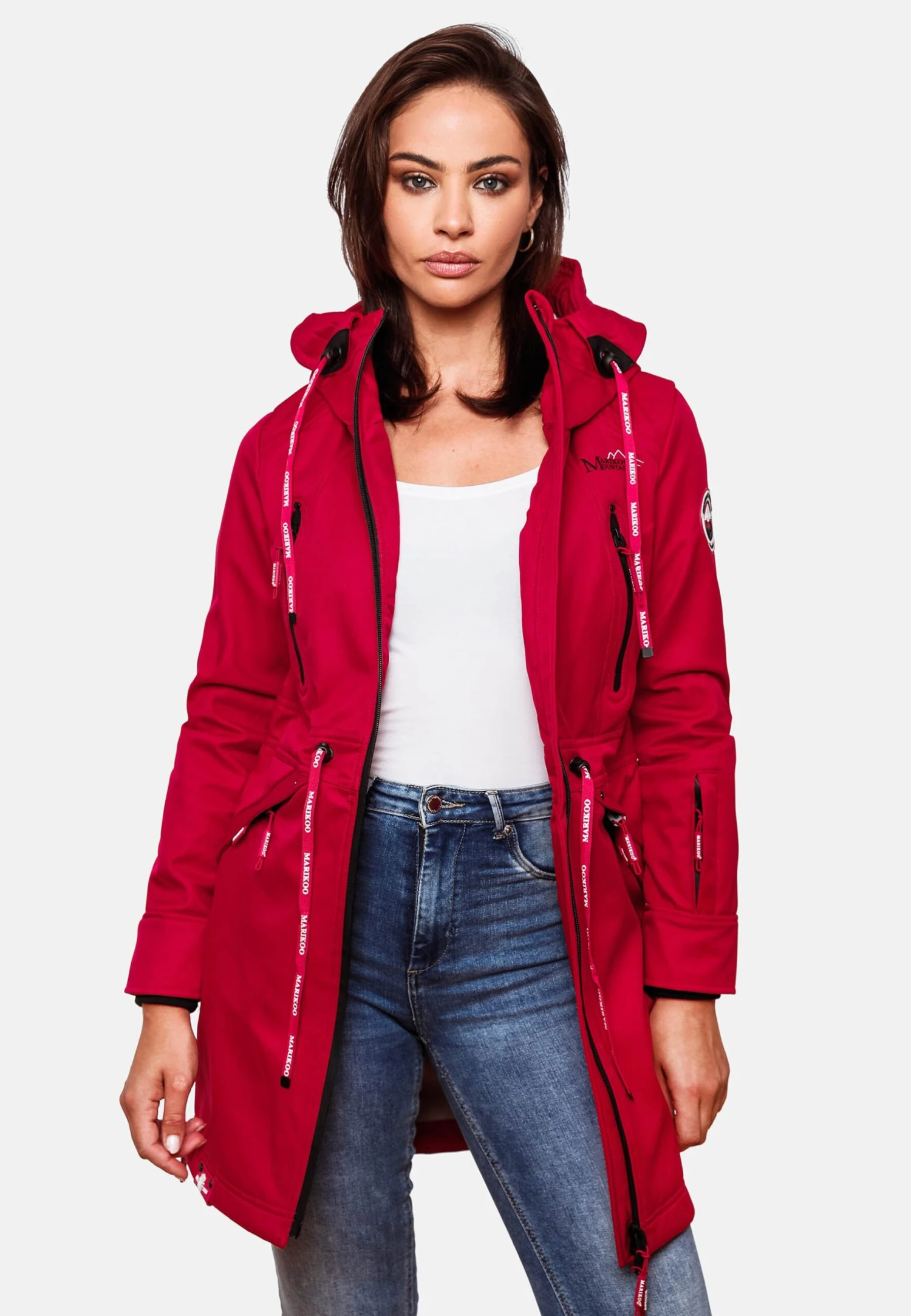 Marikoo Racquelle - Parka - Light Red 6 Marikoo Racquelle - Parka - Light Red - Afbeelding 4