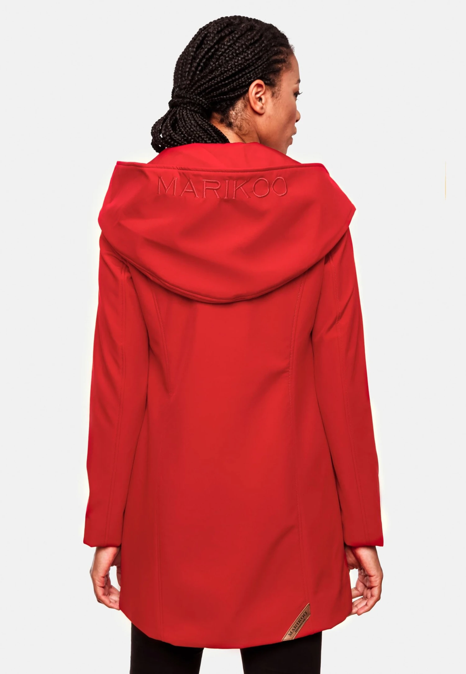 Marikoo Mayleen - Regenjas - Light Red 4 Marikoo Mayleen - Regenjas - Light Red - Afbeelding 2