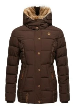 Marikoo Nekoo - Winterjas - Dark Choco -Marikoo a94498fd606a41f799e78fa9d0269588
