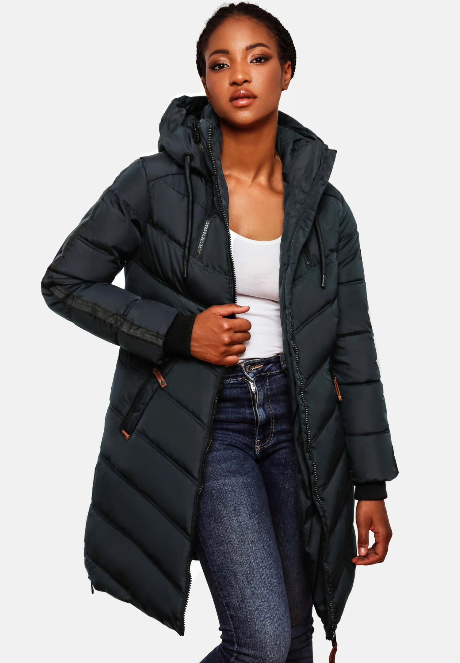 Marikoo Armasa - Winterjas - Blau 8 Marikoo Armasa - Winterjas - Blau - Afbeelding 6