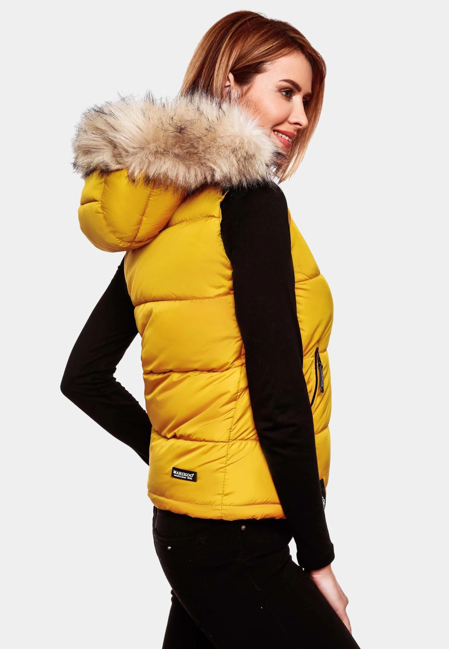 Marikoo Bodywarmer - Yellow 5 Marikoo Bodywarmer - Yellow - Afbeelding 3