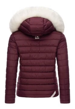 Marikoo Winterjas - Dark Red Melange -Marikoo b466dc3a1f714a61be79fa544d8d9723