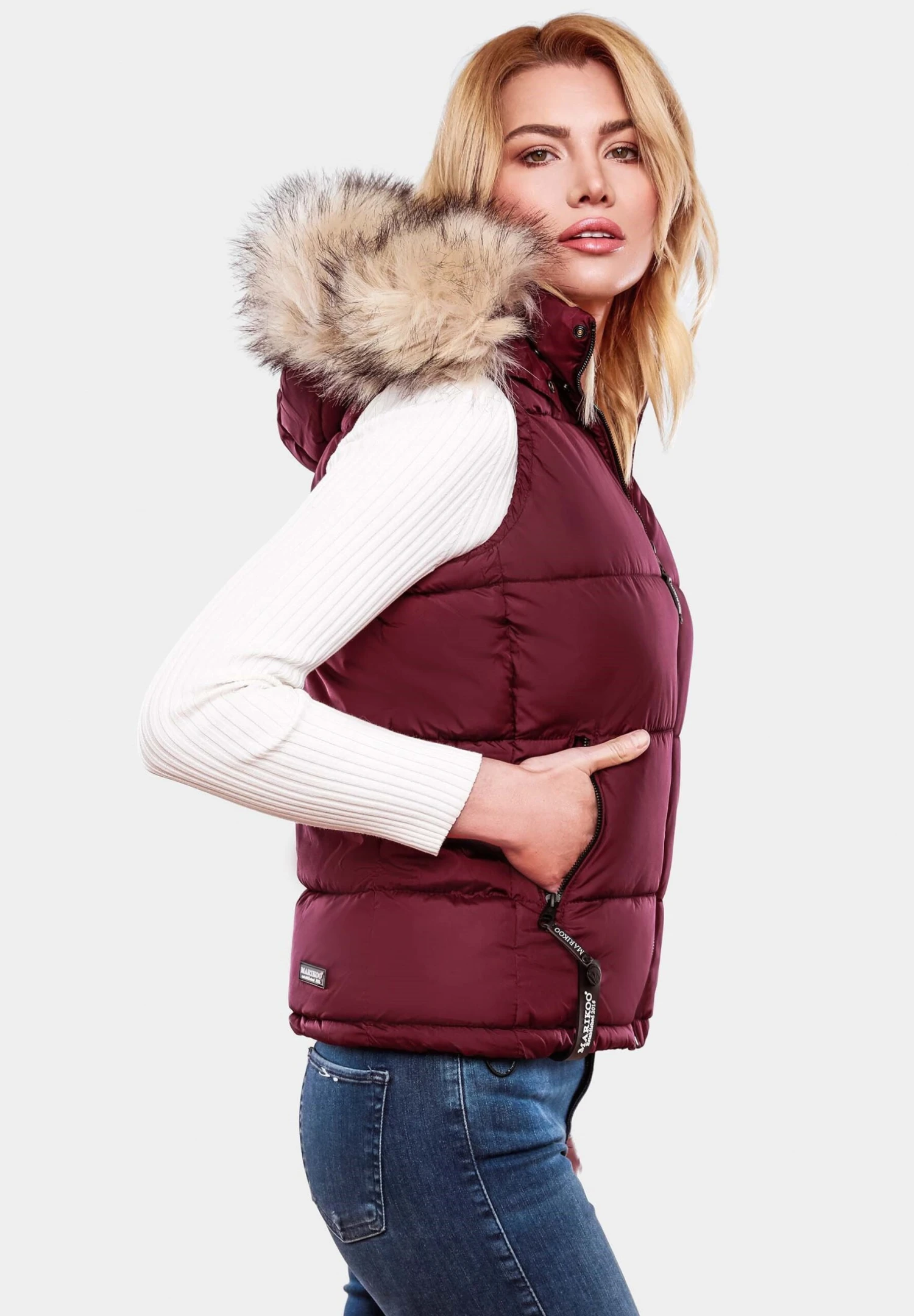 Marikoo Bodywarmer - Wine 5 Marikoo Bodywarmer - Wine - Afbeelding 3