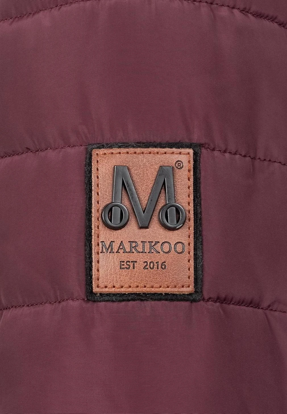 Marikoo Amber - Winterjas - Dark Red 7 Marikoo Amber - Winterjas - Dark Red - Afbeelding 5