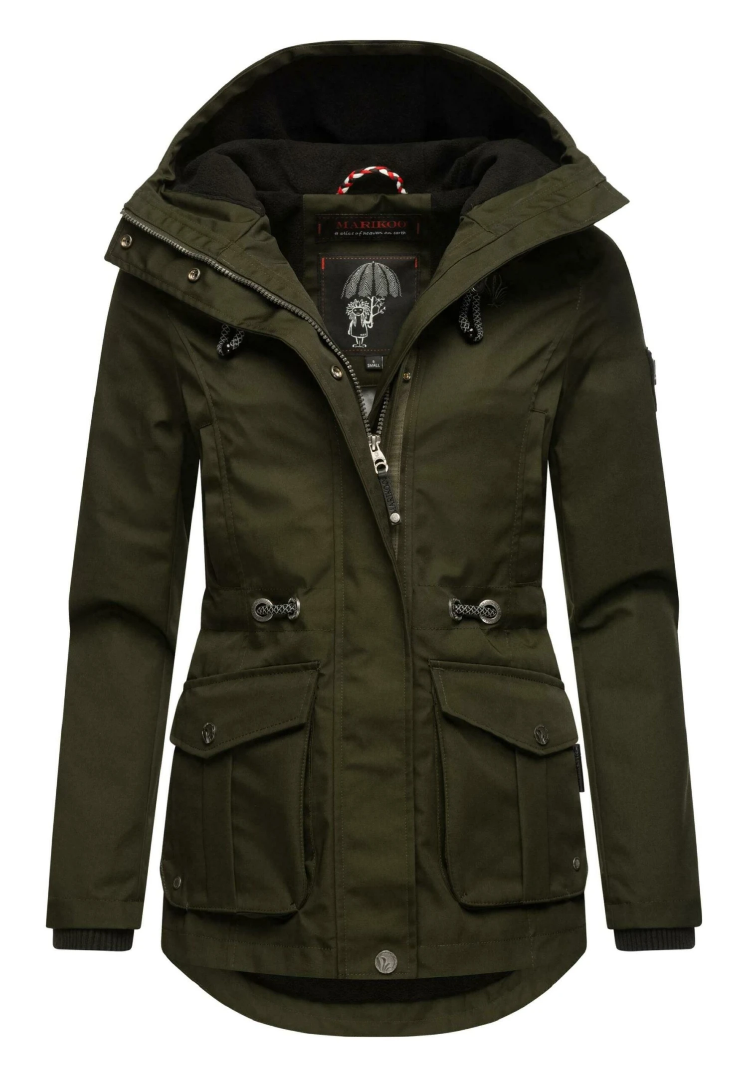 Marikoo Babetaa- Parka - Olive 7 Marikoo Babetaa- Parka - Olive - Afbeelding 5