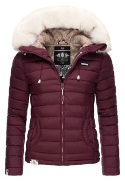 Marikoo Winterjas - Dark Red Melange -Marikoo c99148fdd787483bb72a18c29488f8c1