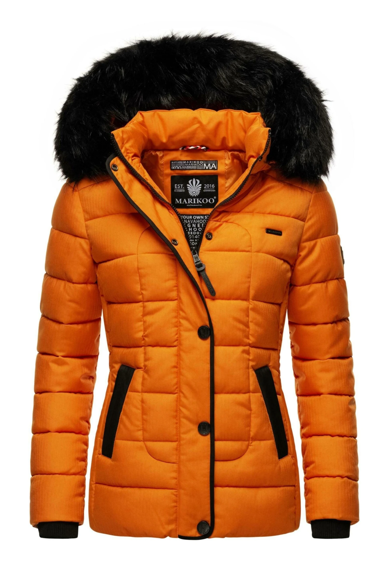 Marikoo Unique - Winterjas - Burnt Orange 7 Marikoo Unique - Winterjas - Burnt Orange - Afbeelding 5