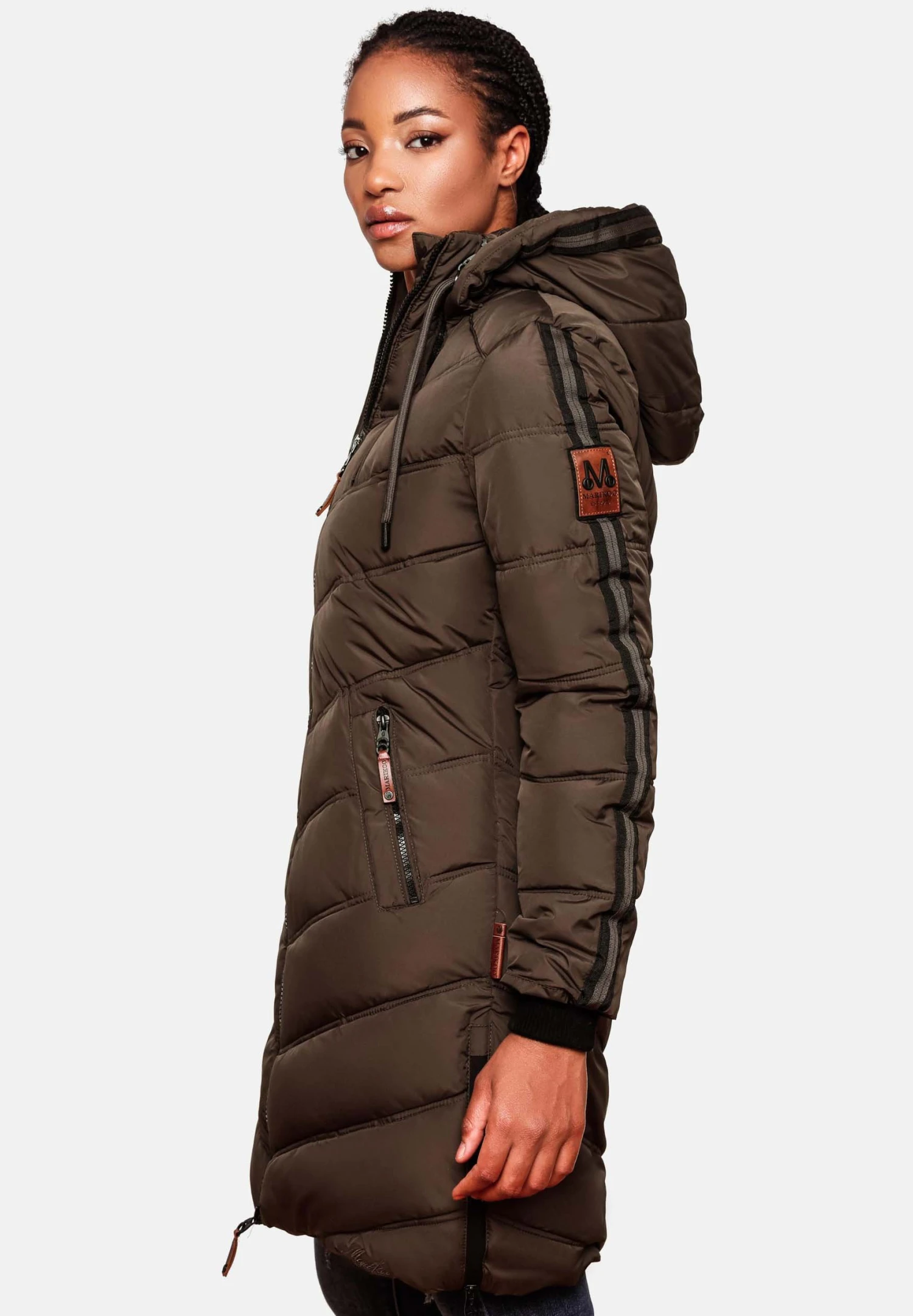 Marikoo Armasa - Winterjas - Dark Choco 5 Marikoo Armasa - Winterjas - Dark Choco - Afbeelding 3